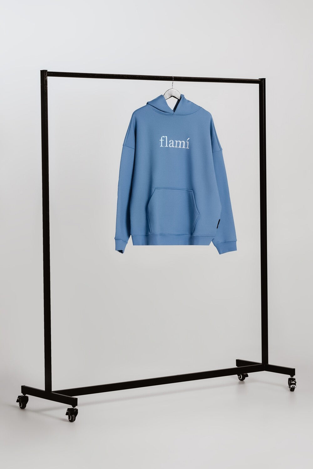 Oversized Hoodie - Blue White
