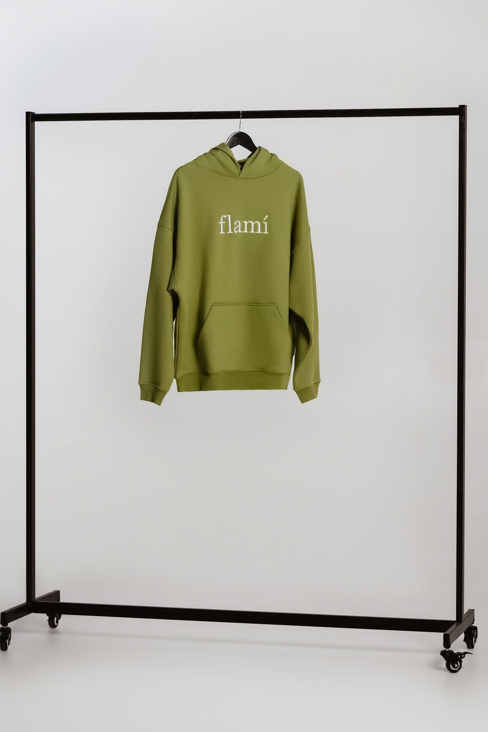 Oversized Hoodie - Green White