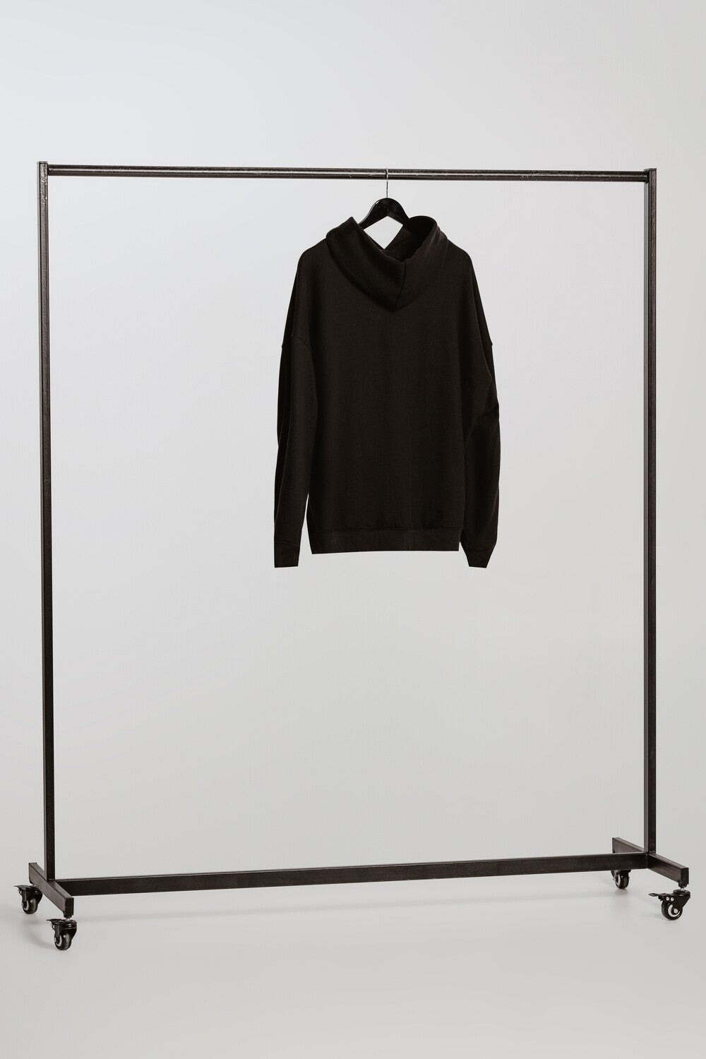 Oversized Hoodie - Black White
